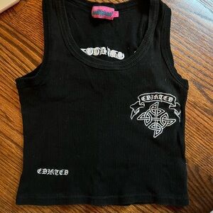 Edikted tank (looks like chrome hearts)